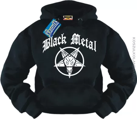 BLACK METAL - bluza z kapturem Nr KODIA00122bl