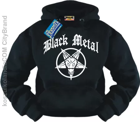 BLACK METAL - bluza z kapturem Nr KODIA00122bl