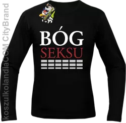 Bóg SEKSU - Longsleeve męski czarna