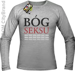 Bóg SEKSU - Longsleeve męski melanż