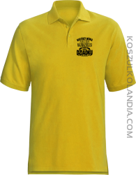 Niektórzy mówią do mnie po imieniu ale najważniejsi mówią do mnie DZIADKU - Koszulka męska Polo żółta 