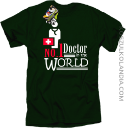 No1 Doctor in the world - Koszulka męska butelkowa