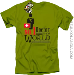 No1 Doctor in the world - Koszulka męska kiwi