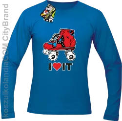 I love rolls rolki retro style it - Longsleeve męski royal