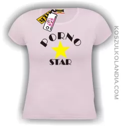 Koszulka damska PORNO STAR różowa