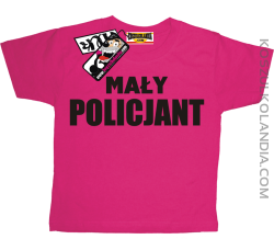 Mały Policjant - super koszulka dziecięca - różowy