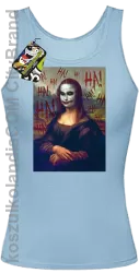 Mona Lisa Hello Jocker - Top damski błękit 