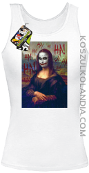 Mona Lisa Hello Jocker - Top damski biały 