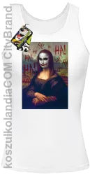 Mona Lisa Hello Jocker - Top damski biały 