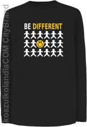 BE DIFFERENT - Longslevve dziecięcy czarny 