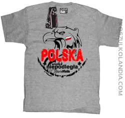 Polska Wielka Niepodległa - Koszulka dziecięca melanż 