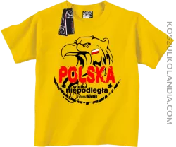 Polska Wielka Niepodległa - Koszulka dziecięca żółta 