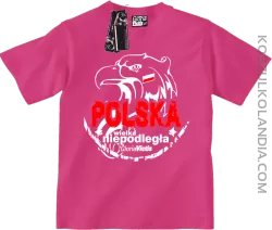 Polska Wielka Niepodległa - Koszulka dziecięca fuchsia 
