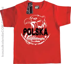 Polska Wielka Niepodległa - Koszulka dziecięca czerwona 