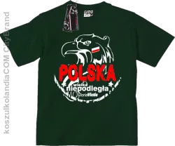 Polska Wielka Niepodległa - Koszulka dziecięca  butelkowa 