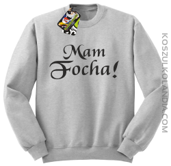 Mam Focha - Bluza męska standard bez kaptura melanż 