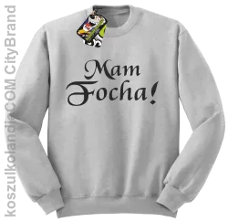 Mam Focha - Bluza męska standard bez kaptura melanż 