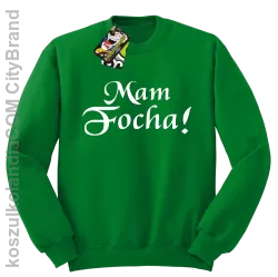 Mam Focha - Bluza męska standard bez kaptura zielona 