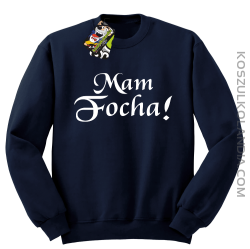 Mam Focha - Bluza męska standard bez kaptura granat