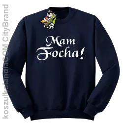 Mam Focha - Bluza męska standard bez kaptura granat