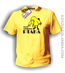 MAM wielkiego PTAKA- koszulka męska żółta