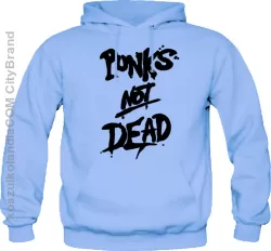 Punks not dead - bluza męska z kapturem 5423