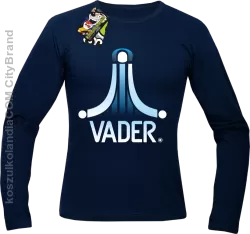 VADER STAR ATARI STYLE - Longsleeve męski  granat