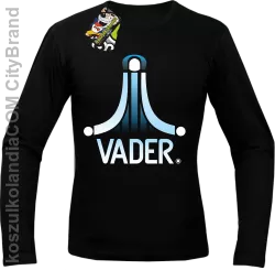 VADER STAR ATARI STYLE - Longsleeve męski czarny 