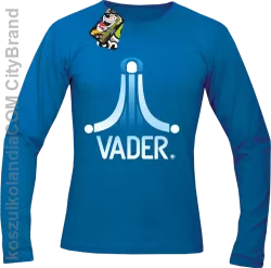 VADER STAR ATARI STYLE - Longsleeve męski niebieski