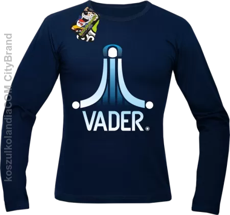 VADER STAR ATARI STYLE - Longsleeve męski 