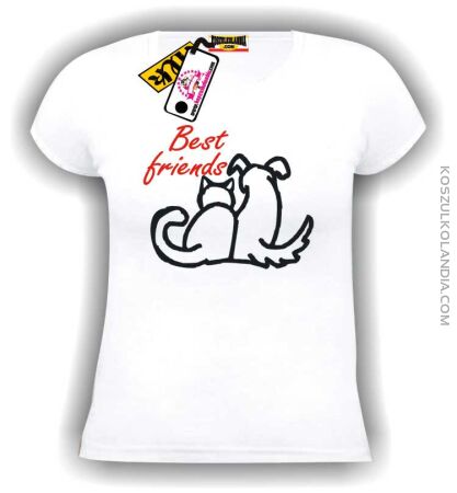 Best friends- Najlepsi przyjaciele- koszulka damska Nr KODIA00035d