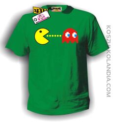 Pac-Man- koszulka męska zielona