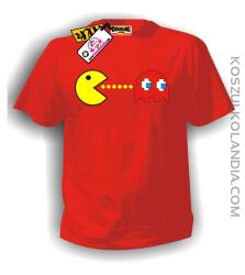 Pac-Man- koszulka męska czerwona