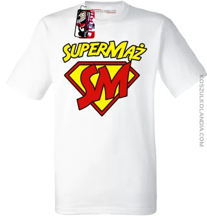SUPER MĄŻ - super koszulka na prezent