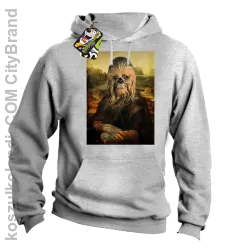 Mona Lisa Chewbacca CZUBAKA - Bluza męska z kapturem melanż 