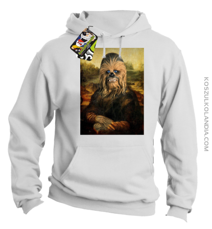 Mona Lisa Chewbacca CZUBAKA - Bluza męska z kapturem