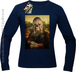 Mona Lisa Chewbacca CZUBAKA - Longsleeve męski granat 