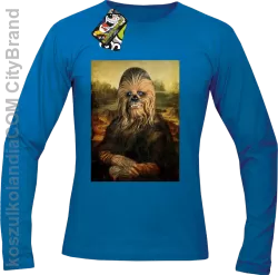 Mona Lisa Chewbacca CZUBAKA - Longsleeve męski niebieski 