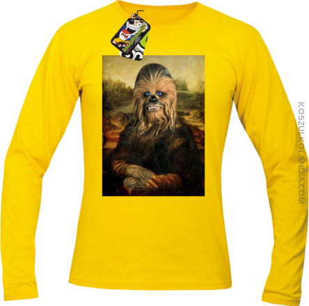 Mona Lisa Chewbacca CZUBAKA - Longsleeve męski żółty 