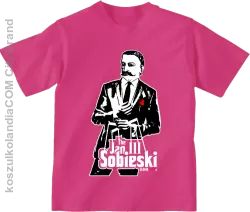 Jan III 3 Sobieski ala GodFather - koszulka dziecięca fuchsia 