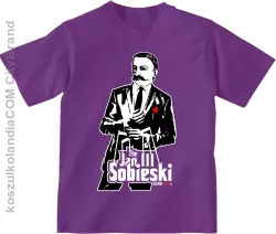 Jan III 3 Sobieski ala GodFather - koszulka dziecięca fiolet 