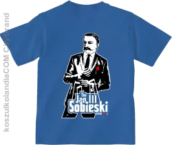 Jan III 3 Sobieski ala GodFather - koszulka dziecięca niebieska 