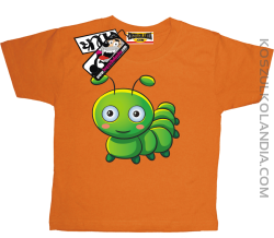 Stonoga zielona - koszulka dziecięca - pomarańczowy