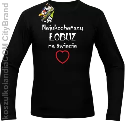 Najukochańszy łobuz na świecie - Longsleeve męski czarny 