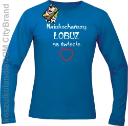 Najukochańszy łobuz na świecie - Longsleeve męski niebieska 