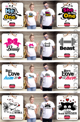 Koszulki na Walentynki 96 wzorów - damskie męskie ! Exclusive PROMOCJA -25% dla zakochanych for lovers 4