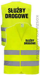 Służby Drogowe  - kamizelka odblaskowa yellow