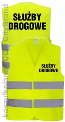 Służby Drogowe  - kamizelka odblaskowa yellow