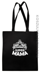 Super mama korona miss - Torba EKO czarna