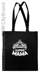 Super mama korona miss - Torba EKO czarna